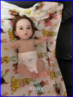 18.5 Silicone Baby Full Body Dolls Real Reborn Baby Doll Newborn Baby Doll