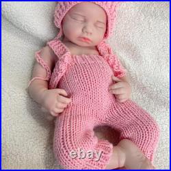 18.9 Painted Reborn Doll Floppy Asleep Full Silicone Newborn Baby Doll Toy Gift