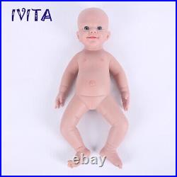 18'' Cute Infant Full Body Silicone Real Touch Girl Doll Lifelike Pretty Baby