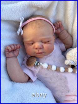18 Inch Lifelike Twin Reborn Baby Dolls Girl, Realistic Twin Newborn Baby Doll T