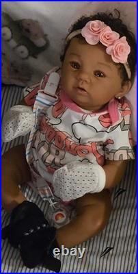 18' Realistic Custom Reborn doll (Glass beaded) 6 1/2