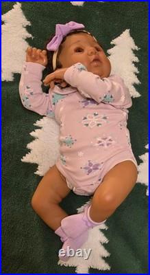 18' Realistic Custom Reborn doll (Glass beaded) 6 1/2