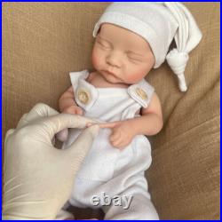 18 Realistic Silicone Reborn Baby Boy Floppy Painted Weighted Newborn Doll
