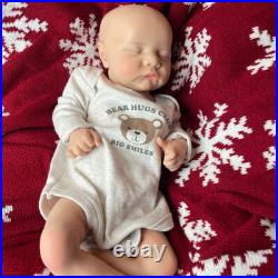 18 Realistic Silicone Reborn Baby Boy Floppy Painted Weighted Newborn Doll