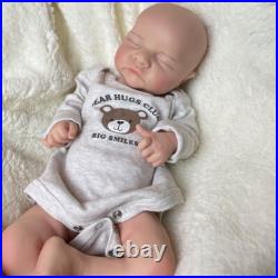 18 Realistic Silicone Reborn Baby Boy Floppy Painted Weighted Newborn Doll