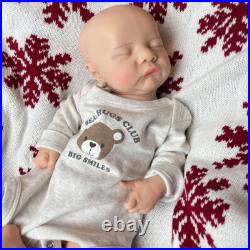 18 Realistic Silicone Reborn Baby Boy Floppy Painted Weighted Newborn Doll
