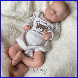 18 Realistic Silicone Reborn Baby Boy Floppy Painted Weighted Newborn Doll