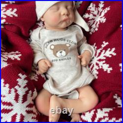 18 Realistic Silicone Reborn Baby Boy Floppy Painted Weighted Newborn Doll