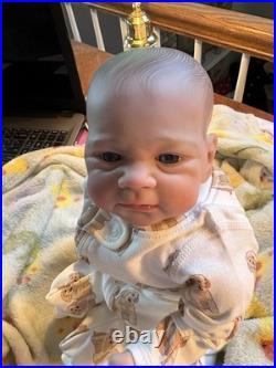 18 Reborn Baby Boy Doll Lifelike Soft Vinyl & Cloth Body 5 Lbs Floppy Newborn 18 Reborn Baby Boy Doll Lifelike Soft Vinyl & Cloth Body 5 Lbs Floppy Newborn