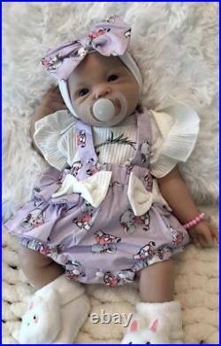 18 Silicon Reborn Baby Girl Doll 7 Lbs Soft Newborn Floppy Lifelike Squishy New