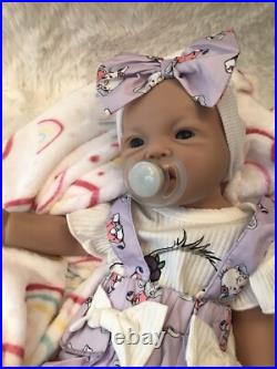 18 Silicon Reborn Baby Girl Doll 7 Lbs Soft Newborn Floppy Lifelike Squishy New
