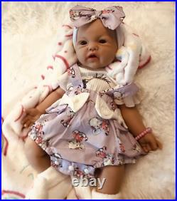 18 Silicon Reborn Baby Girl Doll 7 Lbs Soft Newborn Floppy Lifelike Squishy New