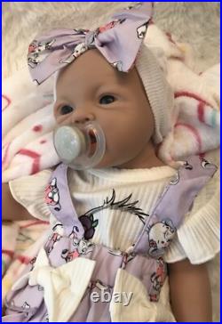 18 Silicon Reborn Baby Girl Doll 7 Lbs Soft Newborn Floppy Lifelike Squishy New