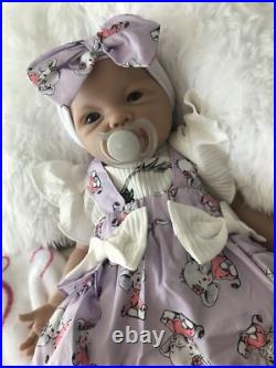 18 Silicon Reborn Baby Girl Doll 7 Lbs Soft Newborn Floppy Lifelike Squishy New