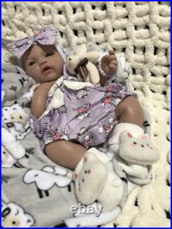 18 Silicon Reborn Baby Girl Doll 7 Lbs Soft Newborn Floppy Lifelike Squishy New