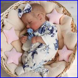 18 Silicone Vinyl Real Newborn Bebe Asleep Fat Black Skin Reborn Baby Doll 18 Silicone Vinyl Real Newborn Bebe Asleep Fat Black Skin Reborn Baby Doll