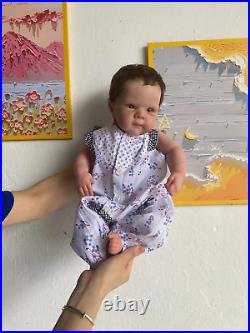 18in ARTIST Painted Reborn Baby Doll Newborn Lovely Bettie Hand-Rooted Hair Gift
