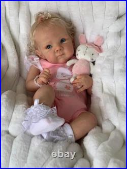 18in Bettie Reborn Baby Doll Full Body Newborn Lifelike Cuddly Hand Root Hair