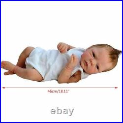 18inch Reborn Baby Dolls Handmade Newborn Doll Full Silicone Body Doll