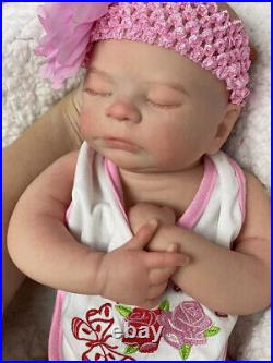 18inch Timothy Reborn Girl Doll Full Body Solid Platinum Silicone Doll Newborn 18inch Timothy Reborn Girl Doll Full Body Solid Platinum Silicone Doll Newborn