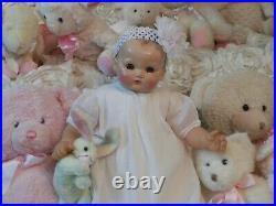 1940's IDEAL Hard Plastic & Vinyl Baby Doll 20 Molded Hair No. 2252077