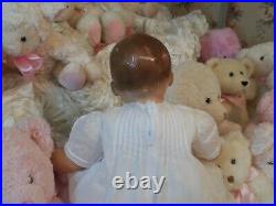 1940's IDEAL Hard Plastic & Vinyl Baby Doll 20 Molded Hair No. 2252077