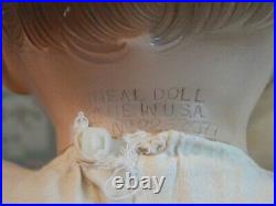 1940's IDEAL Hard Plastic & Vinyl Baby Doll 20 Molded Hair No. 2252077