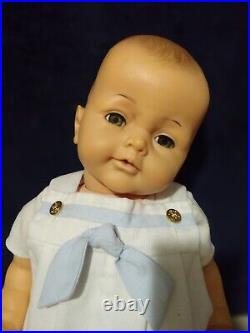 1960 Vintage Ideal Toy Corp NB25 Bye Bye Baby Doll 25 inch Tall