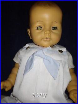 1960 Vintage Ideal Toy Corp NB25 Bye Bye Baby Doll 25 inch Tall