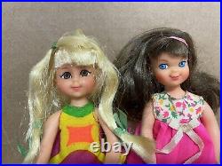 1960's TUTTI CHRIS BUFFY SKIPPER Barbie Dolls Bendable Outfits Lot 1965 1966