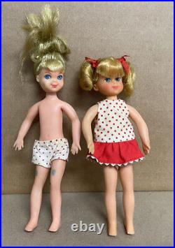 1960's TUTTI CHRIS BUFFY SKIPPER Barbie Dolls Bendable Outfits Lot 1965 1966