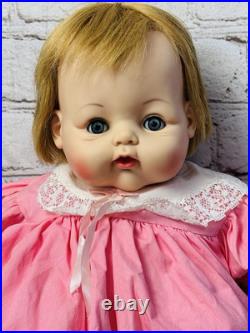 1962 Madame Alexander Kitten Kries Baby Doll 19 Drink & Cry Mama Doll