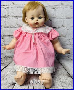 1962 Madame Alexander Kitten Kries Baby Doll 19 Drink & Cry Mama Doll
