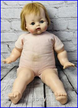 1962 Madame Alexander Kitten Kries Baby Doll 19 Drink & Cry Mama Doll