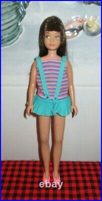 1965 SKIPPER DOLL withBENDABLE LEGSMINT FACE+RAVEN HAIR#10301968 HTF T`NT OSS