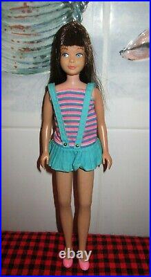 1965 SKIPPER DOLL withBENDABLE LEGSMINT FACE+RAVEN HAIR#10301968 HTF T`NT OSS