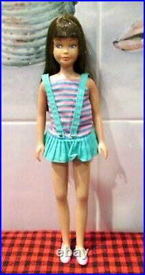 1965 SKIPPER DOLL withBENDABLE LEGSMINT FACE+RAVEN HAIR#10301968 HTF T`NT OSS