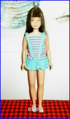 1965 SKIPPER DOLL withBENDABLE LEGSMINT FACE+RAVEN HAIR#10301968 HTF T`NT OSS