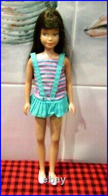 1965 SKIPPER DOLL withBENDABLE LEGSMINT FACE+RAVEN HAIR#10301968 HTF T`NT OSS