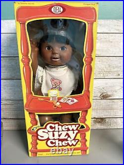 1980 Vintage Ideal Chew Suzy Chew 14-Inch Baby Doll NEW African American Black