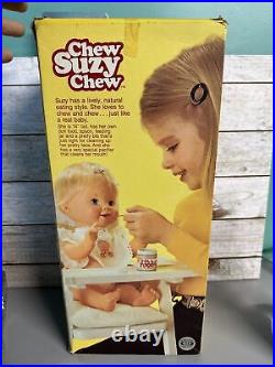 1980 Vintage Ideal Chew Suzy Chew 14-Inch Baby Doll NEW African American Black