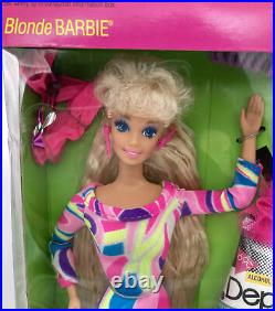 1991 TOTALLY HAIR Blond Barbie Doll Longest Hair Ever with Styling Gel #1112 NRFB