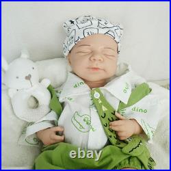 19.68 Inch Reborn Baby Doll Newborn Boy Artist Painted Full Body Lifelike Toy