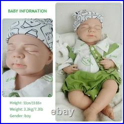 19.68 Inch Reborn Baby Doll Newborn Boy Artist Painted Full Body Lifelike Toy