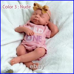 19.68'' Reborn doll, silicone girl doll, handmade, crafts, children's toys, gifts