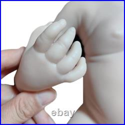 19.68'' Unpainted doll, silicone reborn doll, handmade, children's toys, gifts