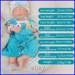 19.68'' silicone reborn doll handmade washable handicrafts gifts companionship