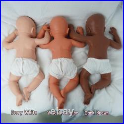 19.68in Reborn Doll Floppy Asleep Full Silicone Newborn Baby Doll Toy Gift