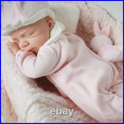 19.6 Painted Reborn Doll Floppy Asleep Full Silicone Newborn Baby Doll Toy Gift