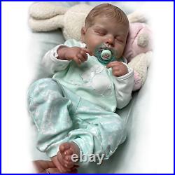 19 Baby Reborn Doll Soft Full Body Silicone Newborn Real Lifelike Toddler Toys